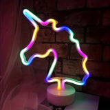 UnicornGlow - Neon Einhorn Lampe