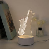 SaxGlow - 3D Saxophon Lampe