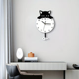 WANTIFO - Katzen Wanduhr