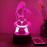 DecoLamp - Künstlerische 3D Tischlampe