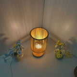 BarrelGlow - Holz Tischlampe