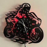 MotorTime - Vinyl Wanduhr