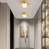 MessingKap - Goldene Deckenlampe