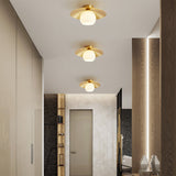 MessingKap - Goldene Deckenlampe