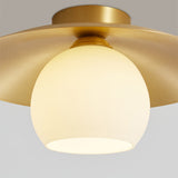 MessingKap - Goldene Deckenlampe