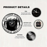 MythicWarrior - Vinyl Wanduhr