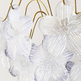 Luminexa – Kronleuchter mit Blumenform aus Glas