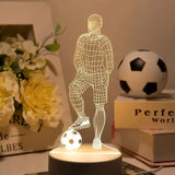 SportGlow - 3D Fußballspieler Lampe