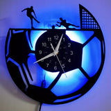 Vinyluhr - Fußball Uhr
