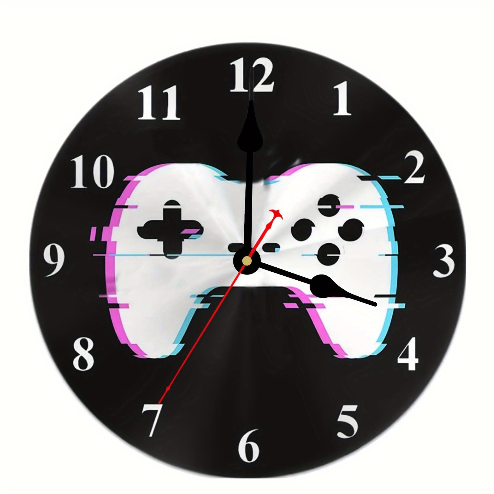 GameTime - Runde Holz Wanduhr
