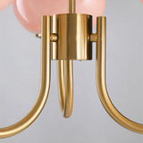 MarshmallowHome – Glas Kronleuchter Rosa