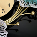 LeafTime - Metall Wanduhr