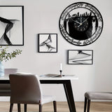 MythicWarrior - Vinyl Wanduhr