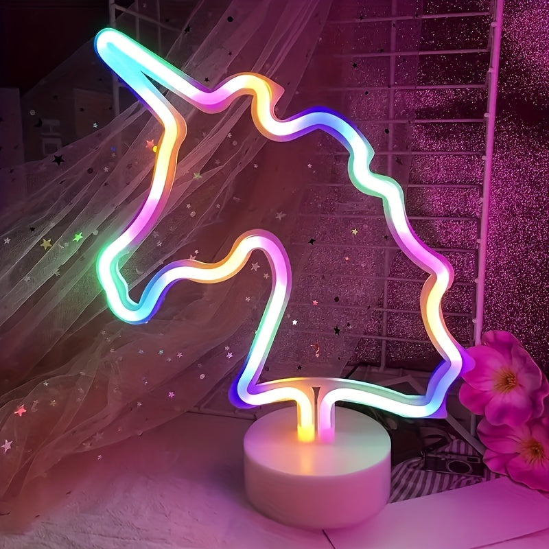 UnicornGlow - Neon Einhorn Lampe