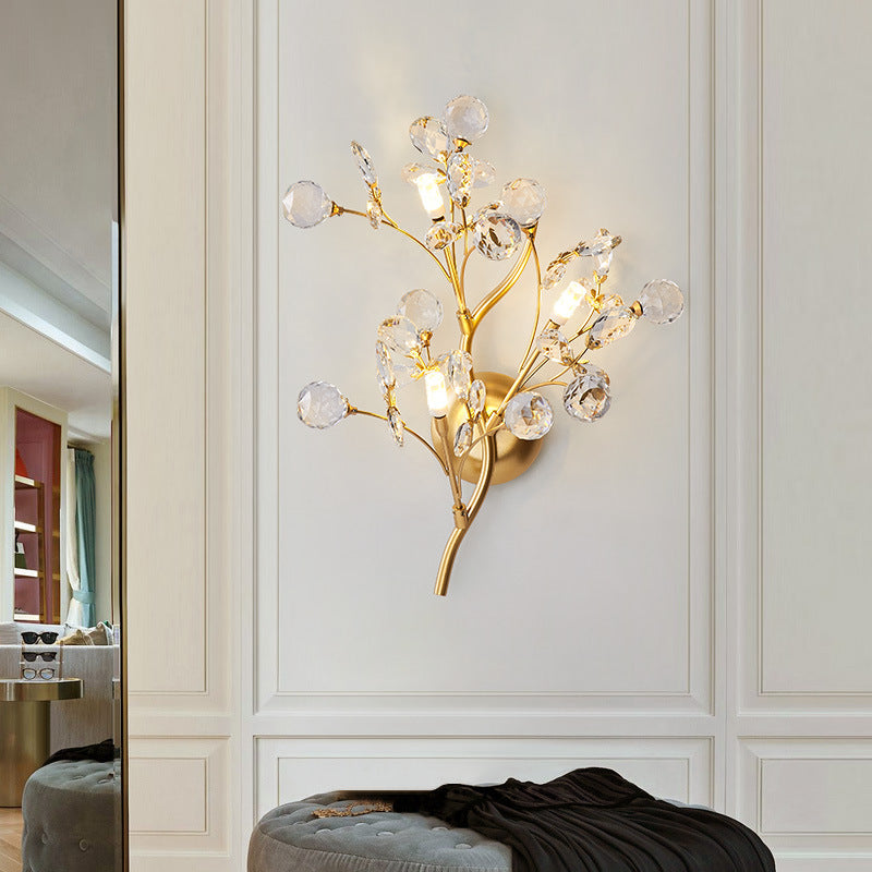 CrystalBloom – Wandleuchte