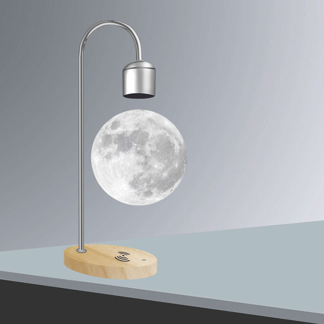 LumiMoon - Schwebende 3D Mondlampe