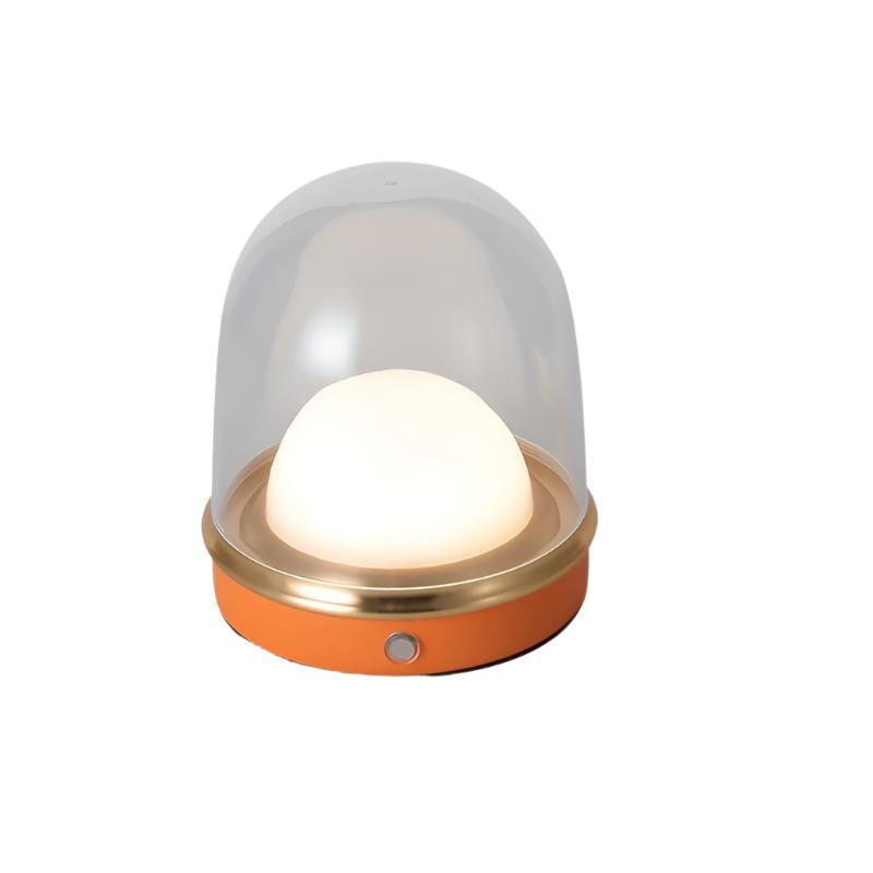 CrystalGlow – Kabellose LED Tischlampe