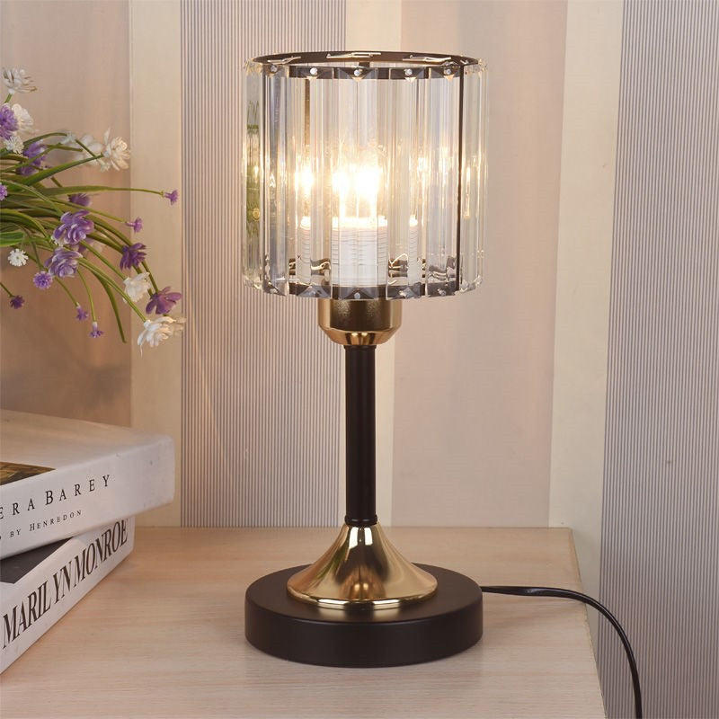 LumiGlow - Kristall-Tischlampe
