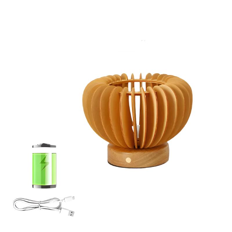 LumiWood - Holz Tischlampe