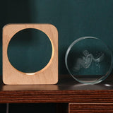 LumiWood – Gravierte Holz Nachtlampe