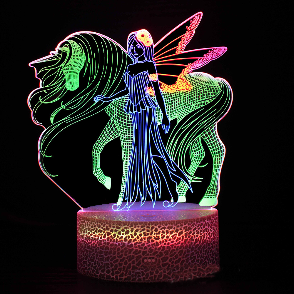 LumiUnicorn – 3D LED Nachtlicht