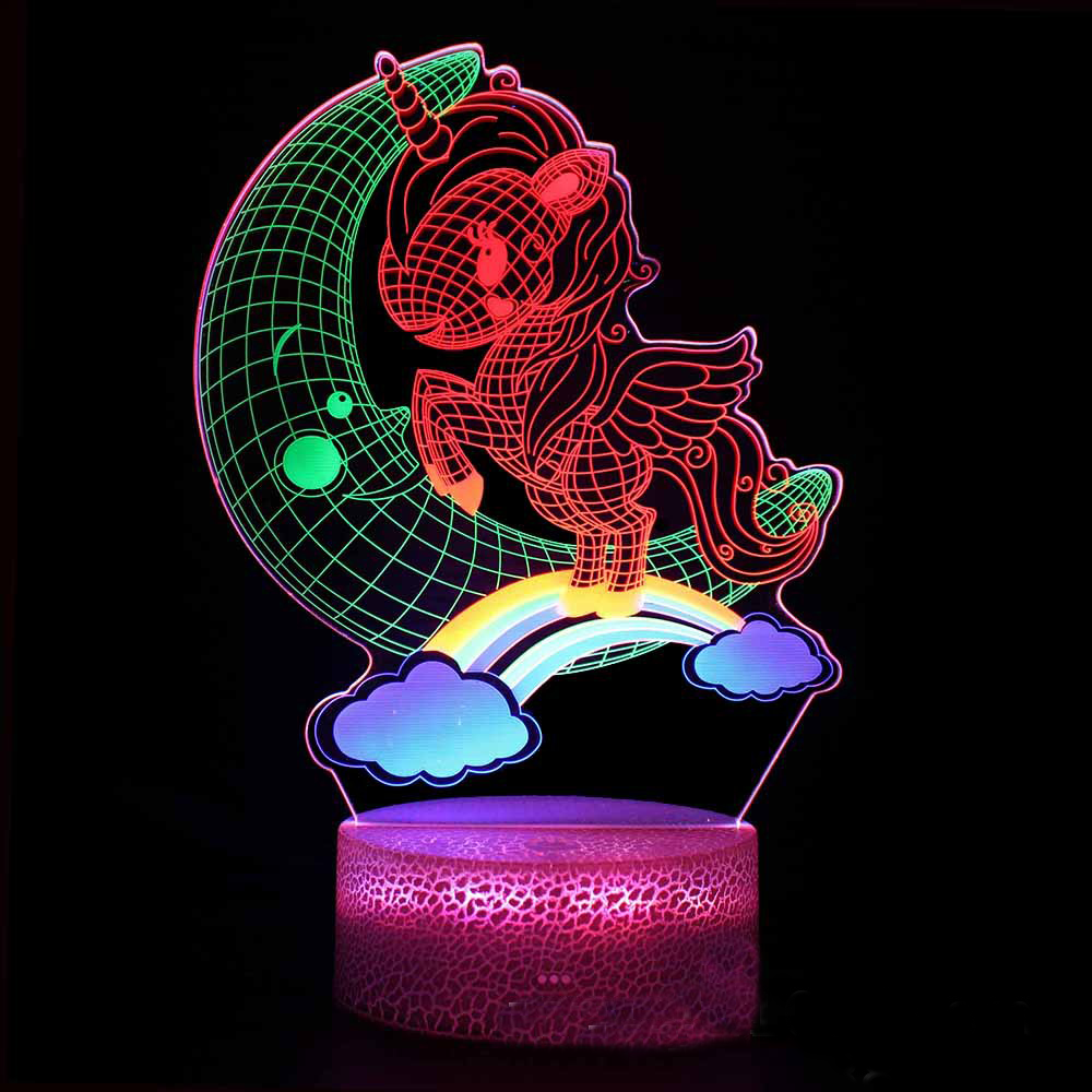 LumiUnicorn – 3D LED Nachtlicht