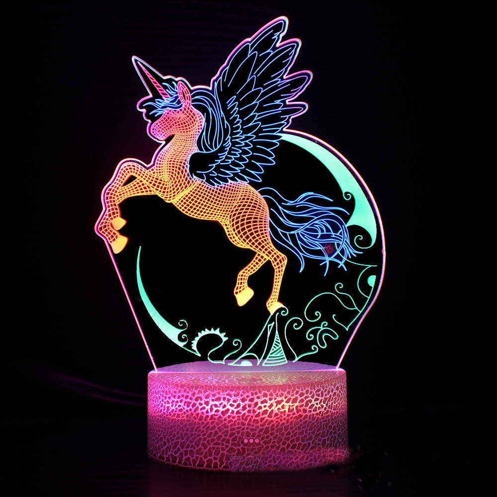 LumiUnicorn – 3D LED Nachtlicht