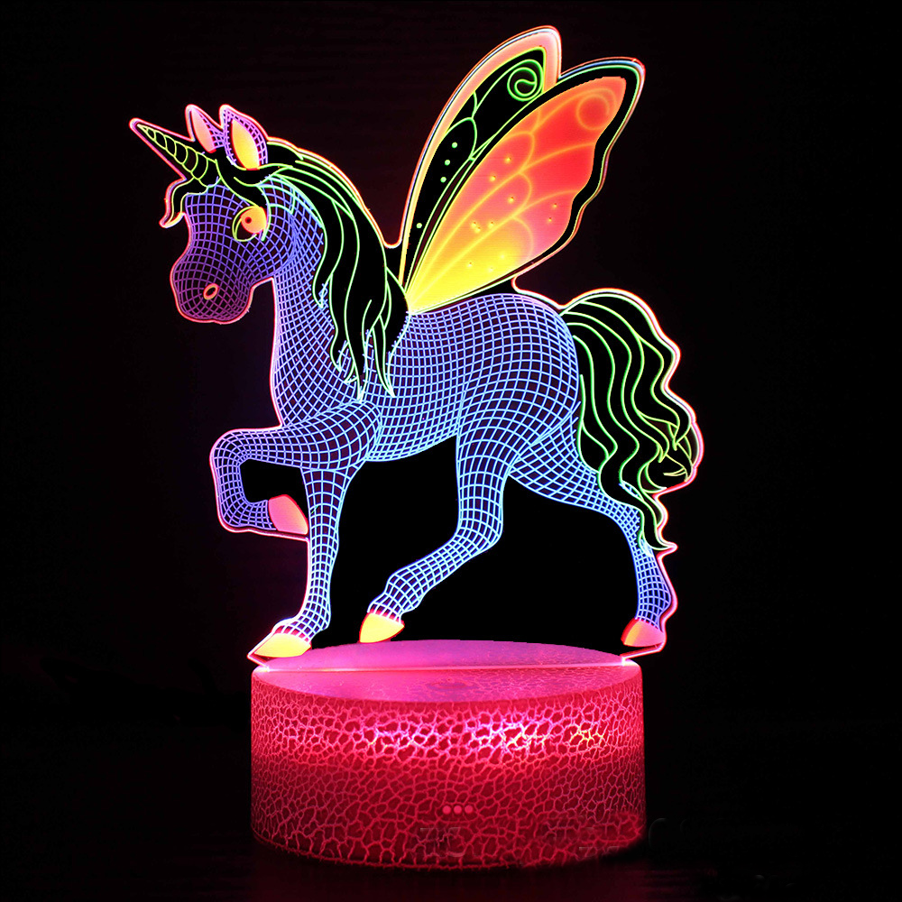 LumiUnicorn – 3D LED Nachtlicht