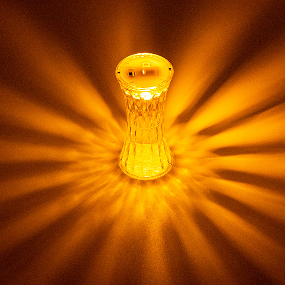 CrystalLuxe - Kristall Tischlampe