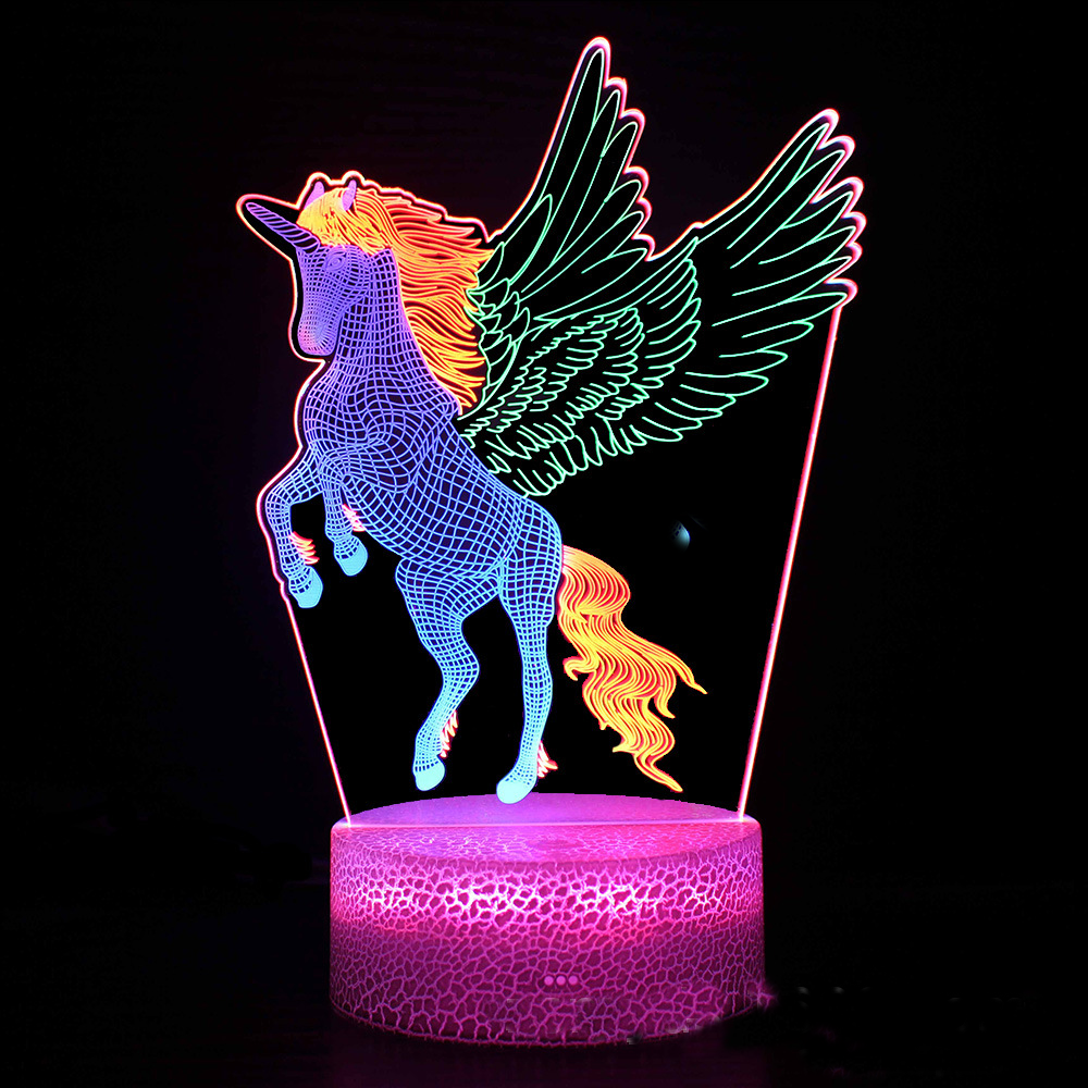 LumiUnicorn – 3D LED Nachtlicht