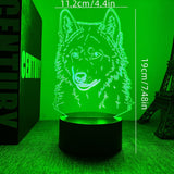 WolfLicht – 3D Nachttischlampe