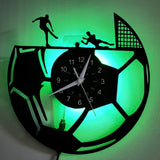 Vinyluhr - Fußball Uhr