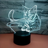 CatGlow – 3D Katzen Nachtlampe