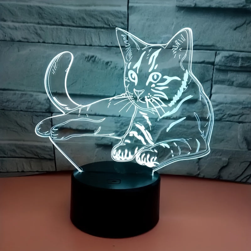 CatGlow – 3D Katzen Nachtlampe