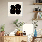 FloralTime - Quadratische Wanduhr