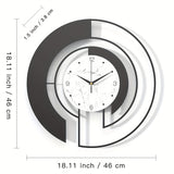 GeoClock - Geometrische Wanduhr
