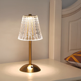 GoldenNest - Kristall Tischlampe