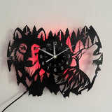 HuskyVinyl - Vintage Wanduhr