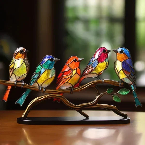 Oryxen - Glasvogel Skulptur