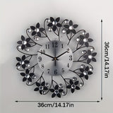 StilleUhr - Metall Wanduhr