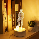 SportGlow - 3D Fußballspieler Lampe