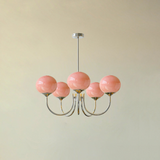 MarshmallowHome – Glas Kronleuchter Rosa
