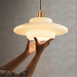 Luminoir – Weiße Glaspendelleuchte