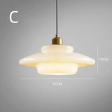 Luminoir – Weiße Glaspendelleuchte