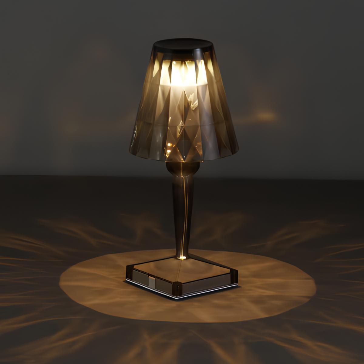 LumiGlow – Kristall Tischlampe