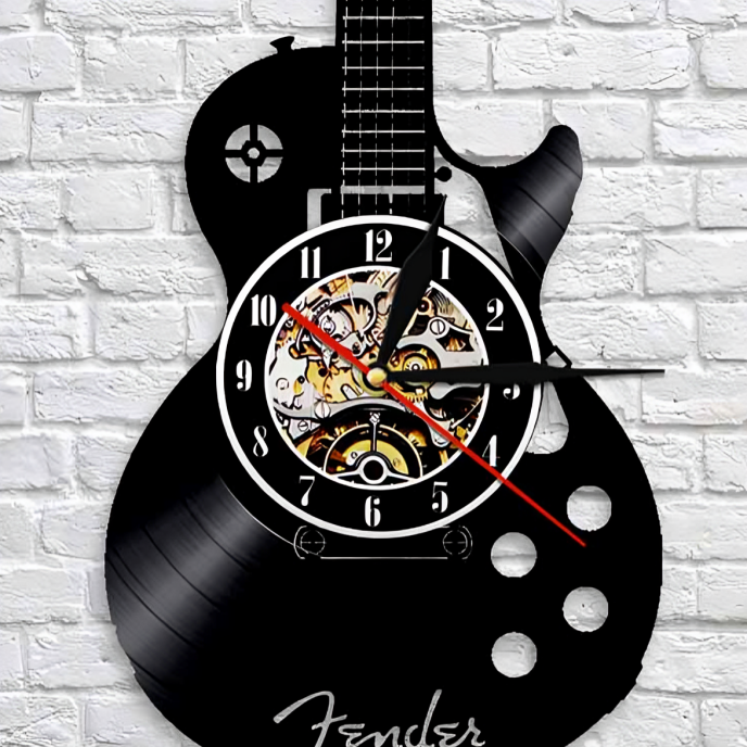 Luminoir - Gitarren Wanduhr