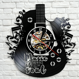 Luminoir - Gitarren Wanduhr