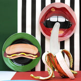 Bananenblatt – Elegante Tischlampe