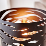 SpeckleShine – Schwarze Tischlampe