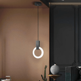 Nordisk Holz LED Deckenlampe Kreisform